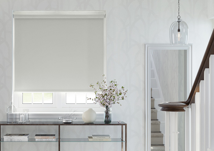 Trinity (Blackout), Light Grey - Twist&Fit Roller Blind - Image 3